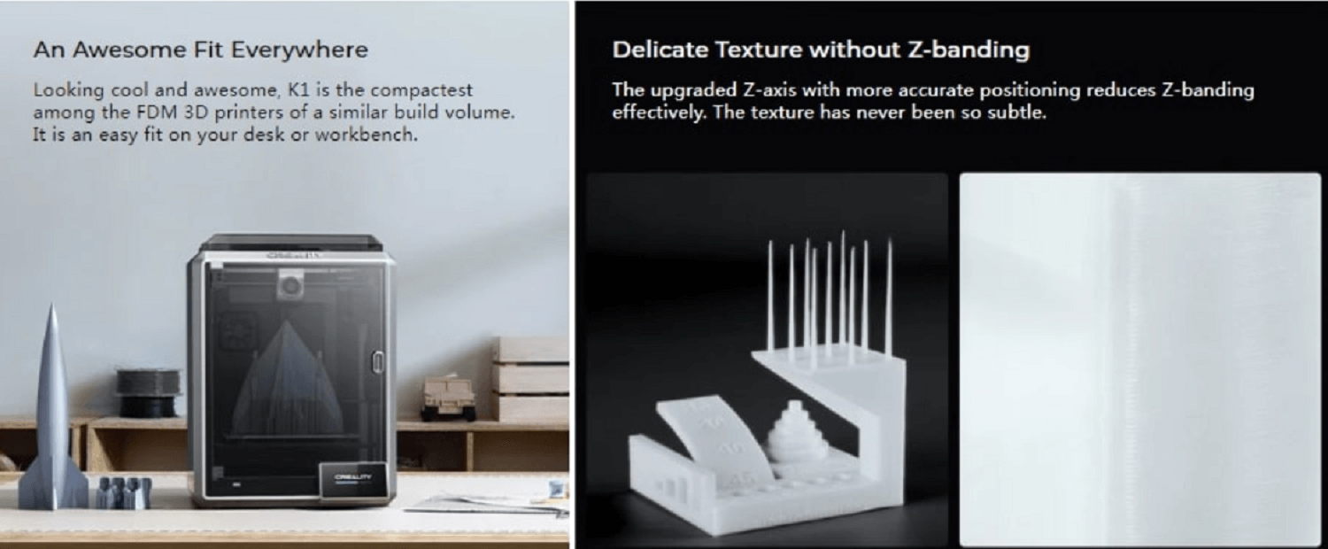 Creality K1 3D Printer detail image (2)