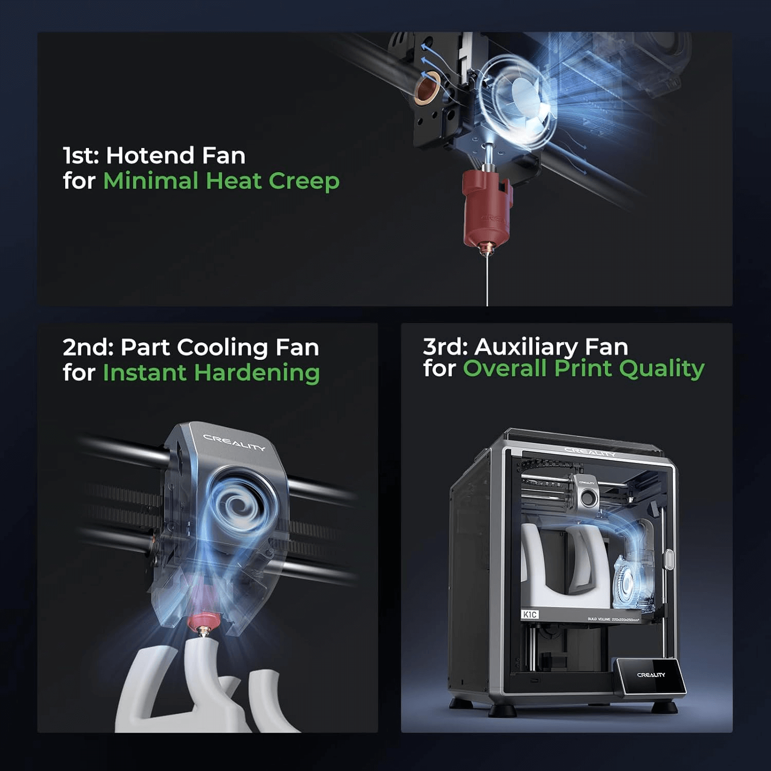 Creality K1 C 3D Printer detail image (5)